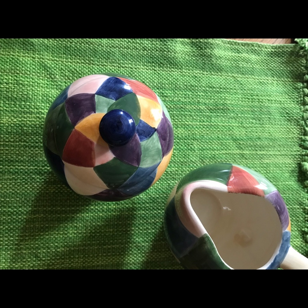 TABLETOPS UNLIMITED SUGAR & CREAMER SET - Picture 2 of 10